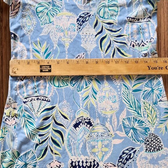 Lilly Pulitzer Blue Peri Lapis Lanterns UPF 50+ Sophiletta Dress sz. S - Picture 5 of 7